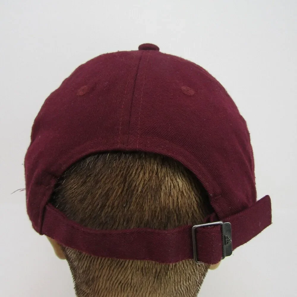 Arizona State Sun Devils NCAA Maroon Adidas Relaxed Fit Strapback Hat Spell Out
